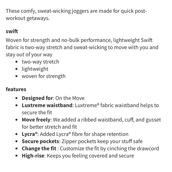 Lululemon Beyond the Studio Jogger Black Size 8 - Picture 6 of 14